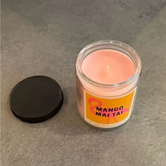 NEW Bath & Body Works Single Wick
MANGO MAI TAI SCENTED CANDLE - Picture 2 of 3